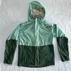 REI Co-op Kid's Rain Jacket, green, size L (14-16)